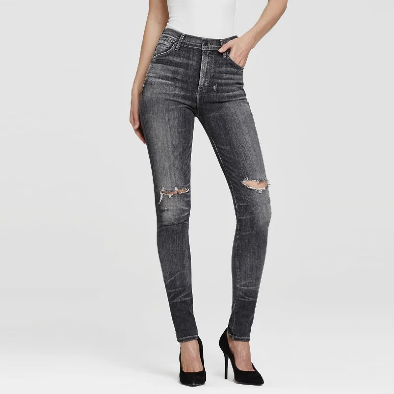 Carlie High Rise Skinny (Darkside)