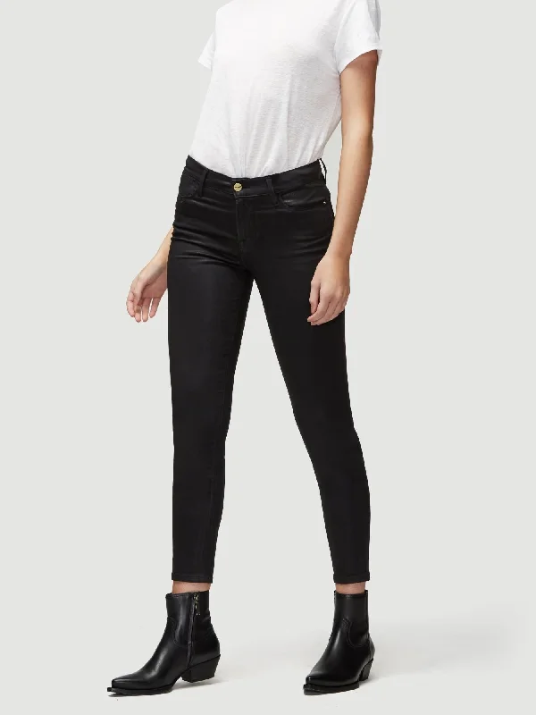 Le High Skinny Coated (Noir Coated)