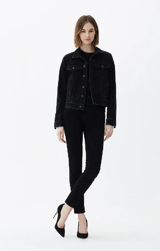 Olivia High Rise Slim Ankle (Black)