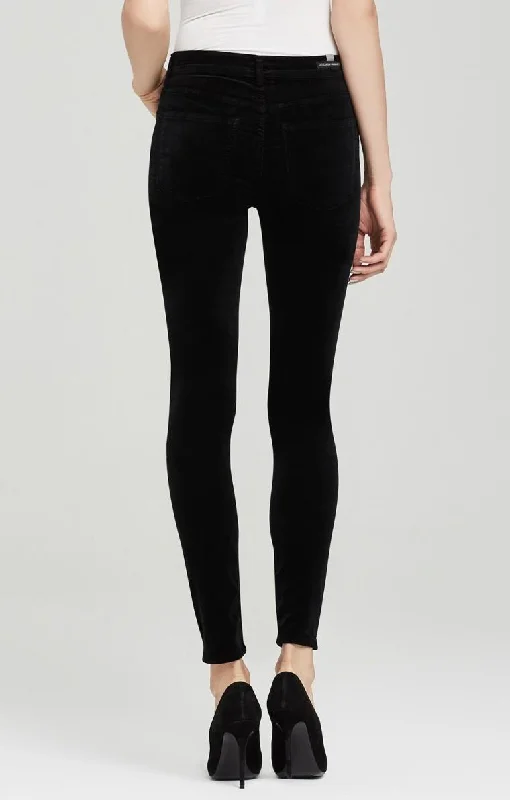 Rocket High Rise Skinny (Black Velour)