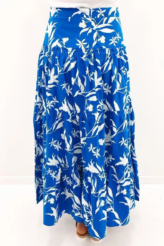 Suri Maxi Skirt Blue