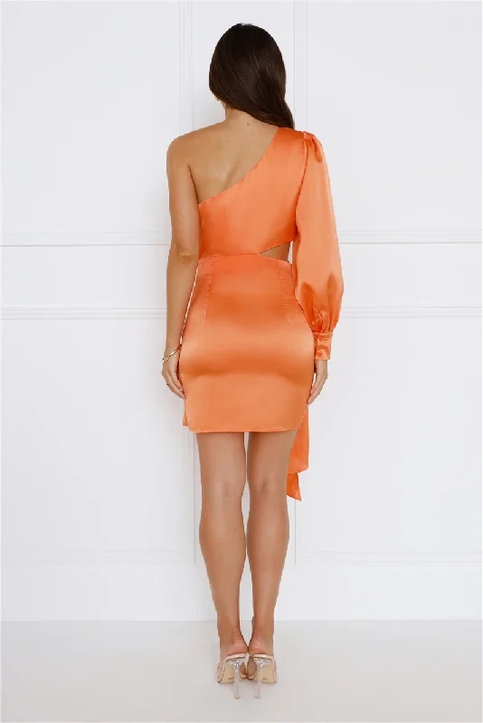 Fab Choices Dress Orange