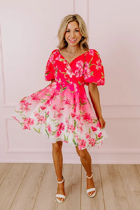 Garden Glamour Mini Dress