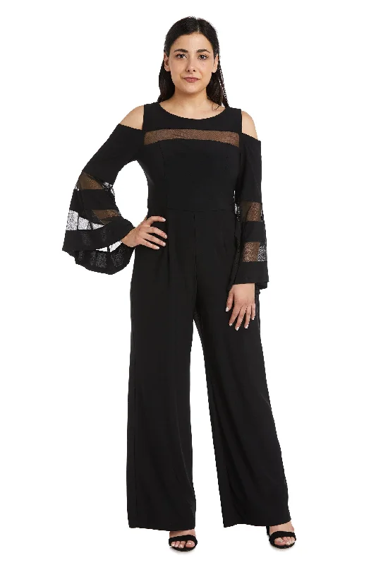 R&M Richards 2469P Petite Long Formal Jumpsuit