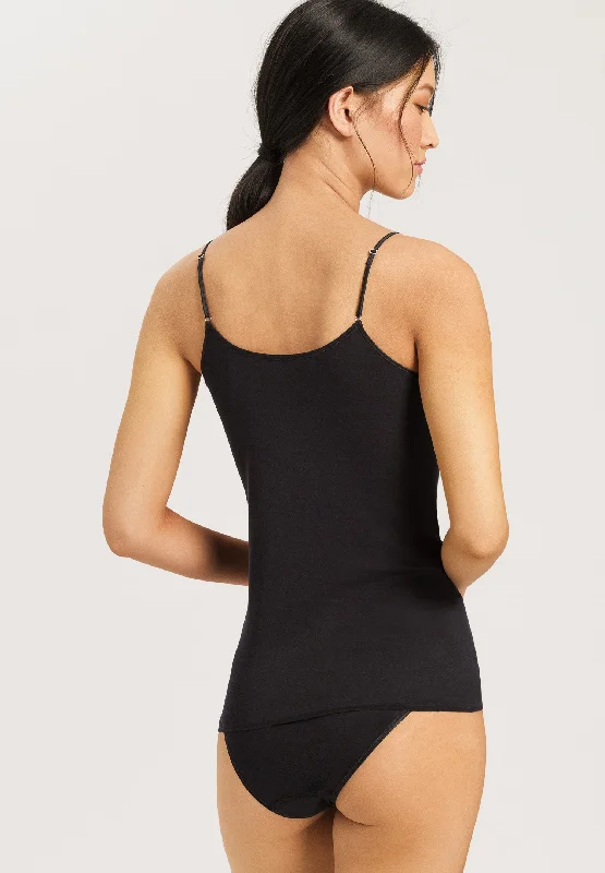 Cotton Seamless Camisole | Black 71600-019