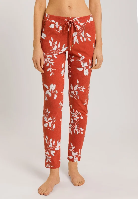 Sleep And Lounge Pants | Tangerine Flowers 74845-2159