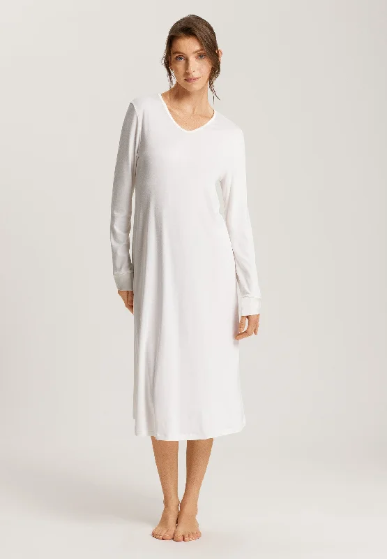 Virginia Long Sleeve Nightgown 110cm | Off White 74875-102