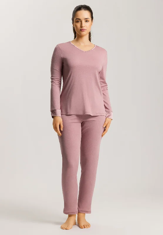 Virginia Long Sleeve Pajama Set | Woodrose 74876-2312