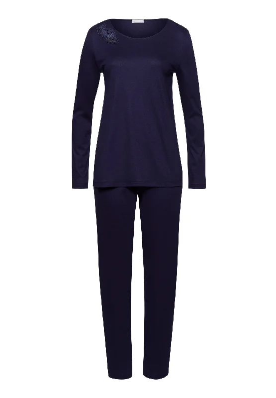 Anne Long Sleeve Pajama Set | Evening Blue 74894-2621