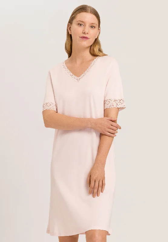 Moments Short Sleeve Nightgown 100cm | Crystal Pink 77040-1334