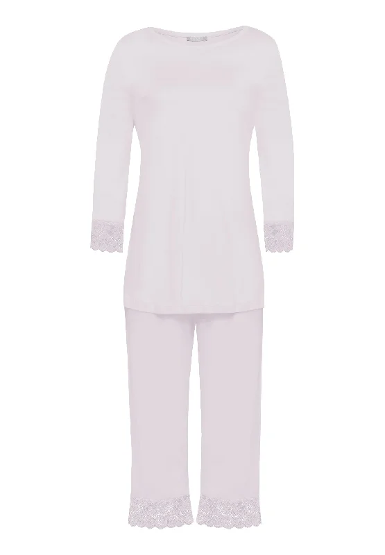 Moments Lace Trim Cotton Pajama Set | Lupine Love 77928-1486