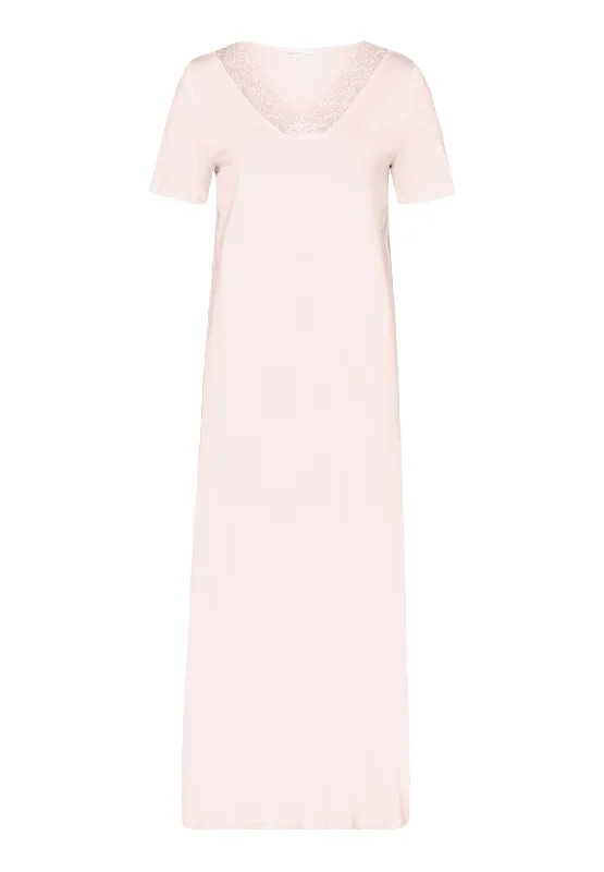 Moments Short Sleeve Long Gown | Crystal Pink 77933-1334