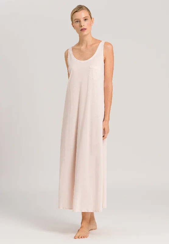 Cotton Deluxe Long Tank Gown | Crystal Pink 77951-1334