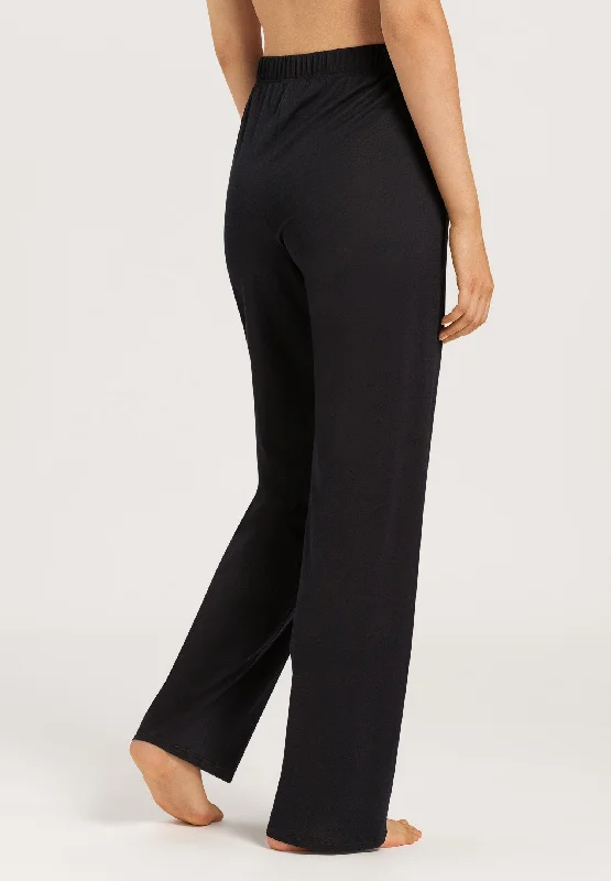 Cotton Deluxe Drawstring Long Pant | Black 77955-019