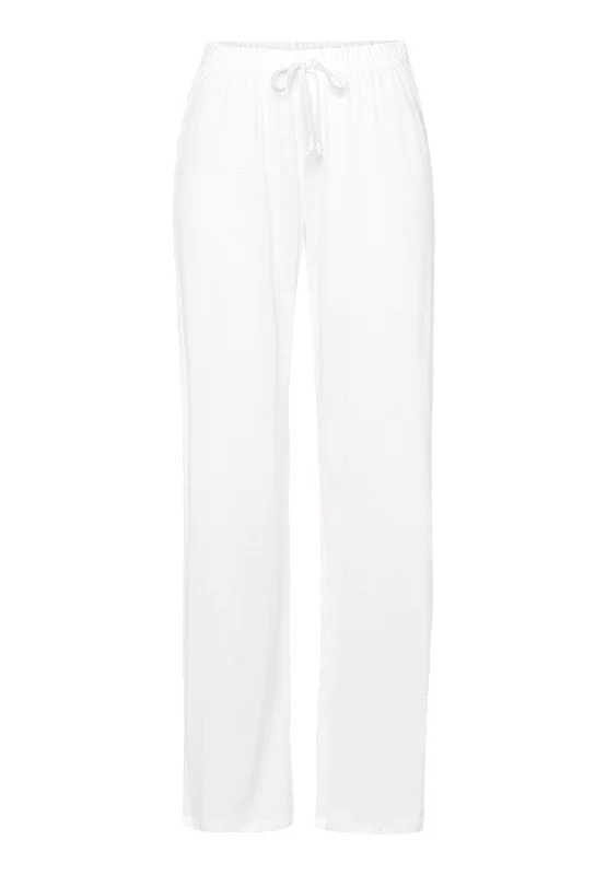 Cotton Deluxe Drawstring Long Pant | White 77955-101