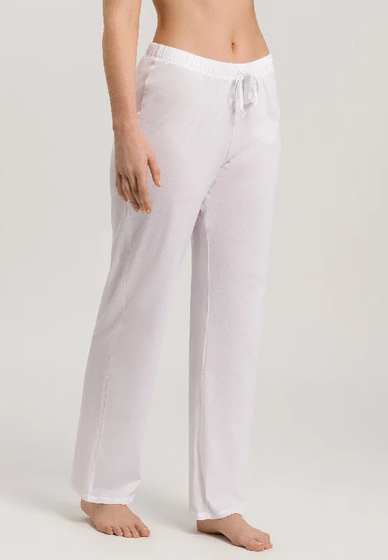 Cotton Deluxe Drawstring Long Pant | White 77955-101