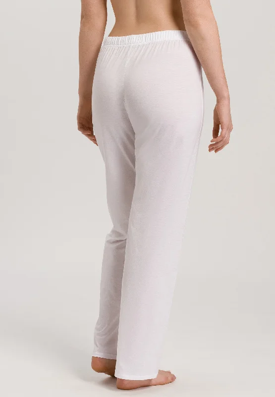 Cotton Deluxe Drawstring Long Pant | White 77955-101