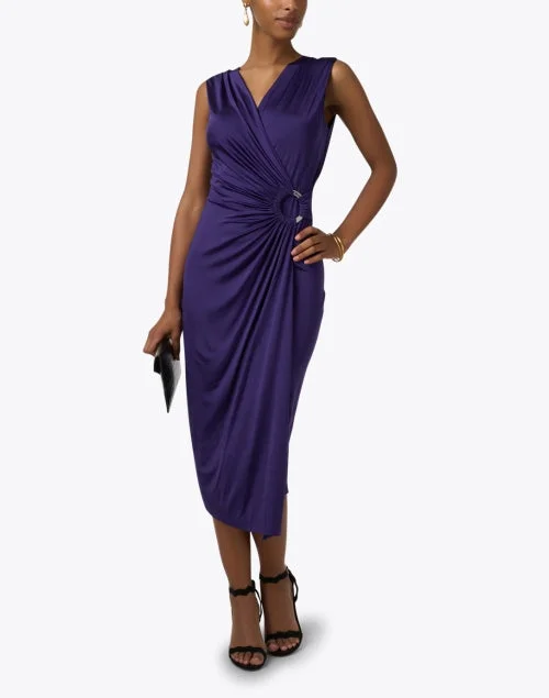 Adma Purple Dress