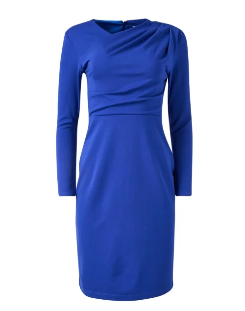 Bianca Blue Ponte Knit Dress