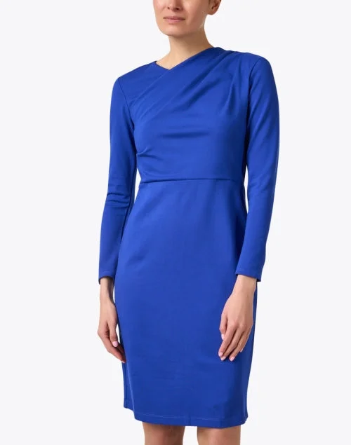 Bianca Blue Ponte Knit Dress