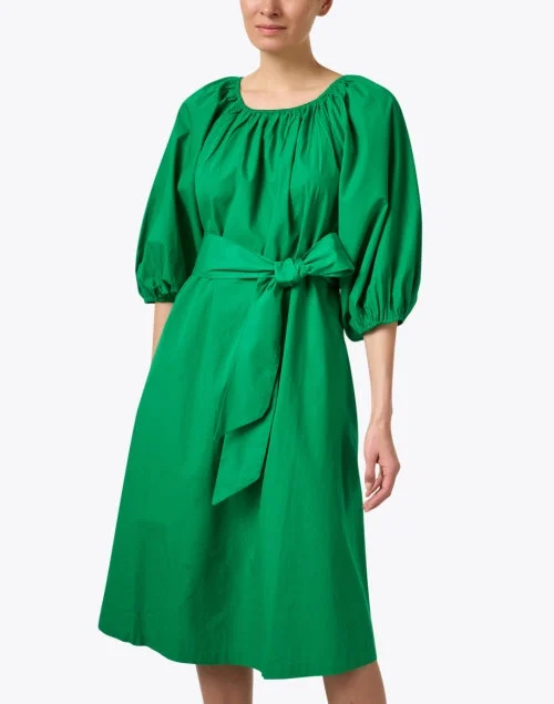 Bliss Green Cotton Dress