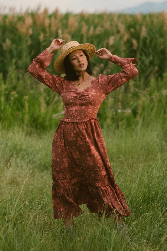 Carmella Dress in Faded Floral