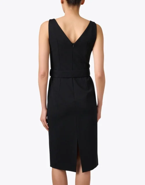 Monroe Black Jersey Pencil Dress