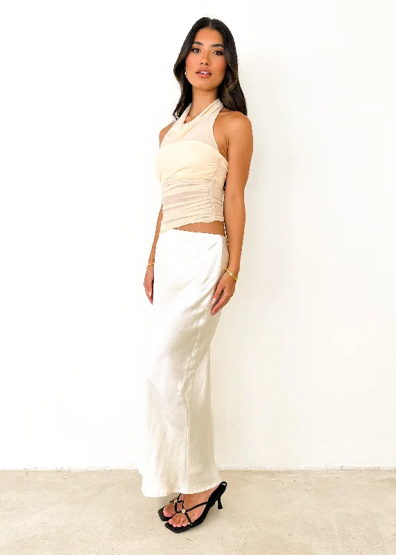 Renata Halter Maxi Dress - Butter