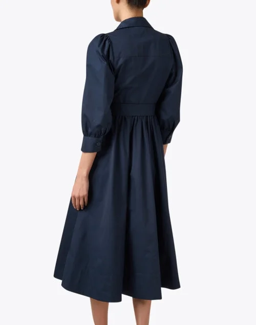 Rivoltine Navy Shirt Dress