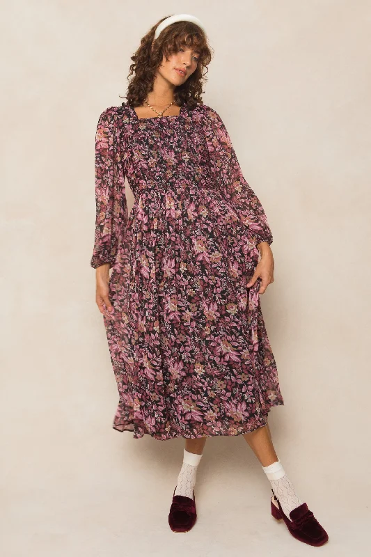 Sasha Dress in Faded Floral