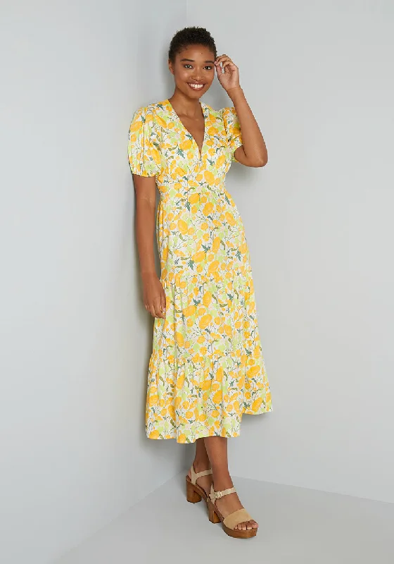 Beaming Like the Sun Midi Dress