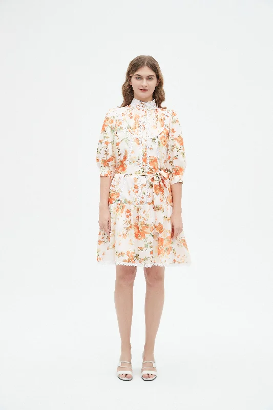 FIORIE FLORAL SHIFT DRESS byMM