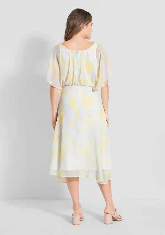 Flutter of Flattery Midi Dress