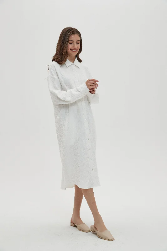 GAUZE SHIRT DRESS byMM