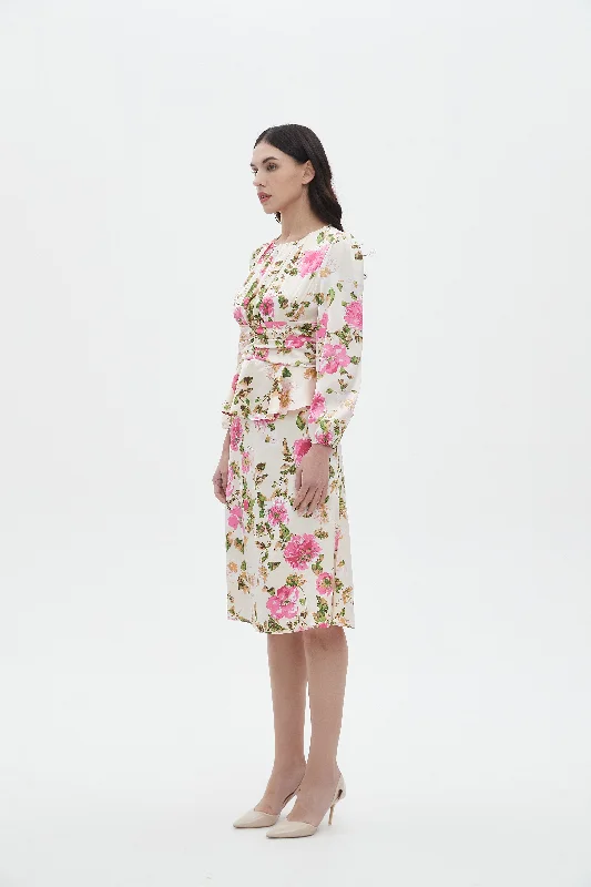 GRACIELA DRESS - CREAM FLORAL