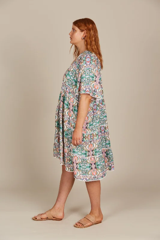 Isle of Mine - Esme Dress - Lotus Fleuron