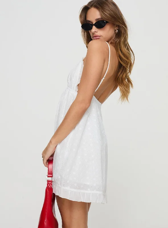 Mahony Mini Dress White