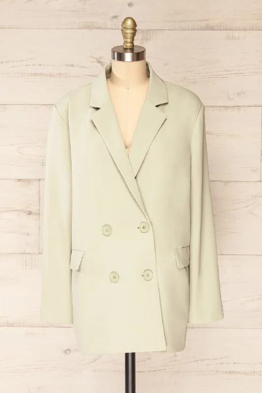 Marousi Sage | Oversized Blazer