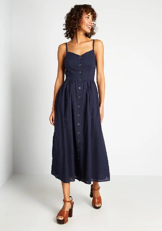 Quite Clearly Charismatic Midi Dress