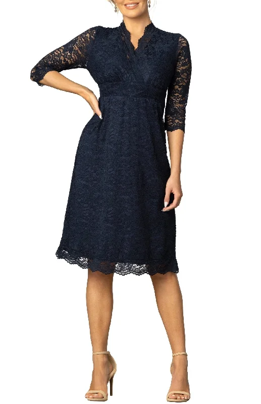 Scalloped Boudoir Lace Dress