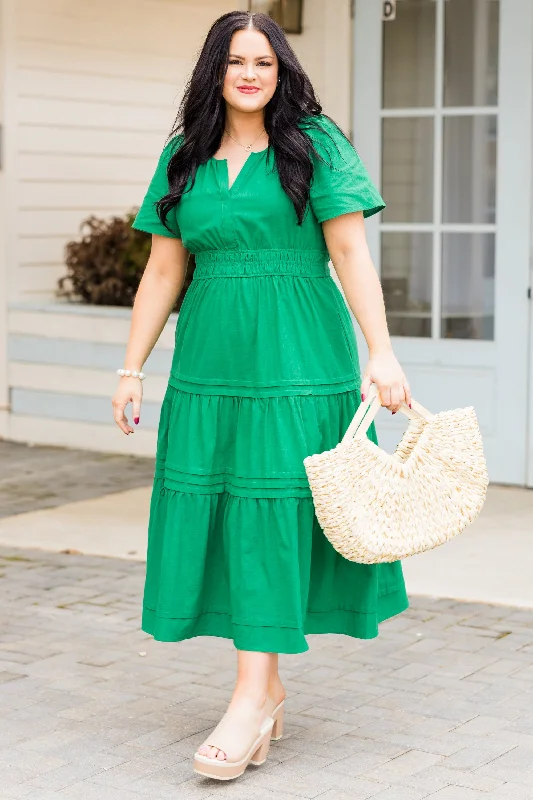 Wish Me Joy Dress, Green