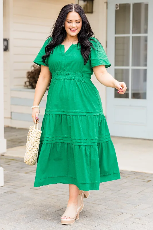 Wish Me Joy Dress, Green